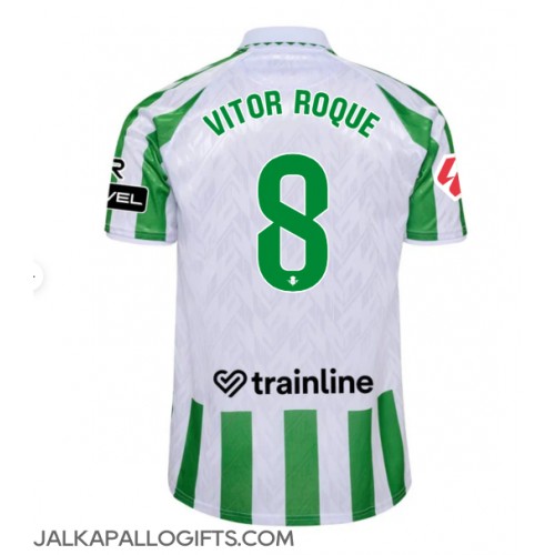 Real Betis Vitor Roque #8 Kotipaita 2024-25 Lyhythihainen